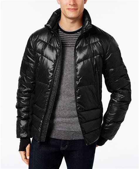 buy michael kors men's stretch-panel down ski jacket|michael kors official website uk.